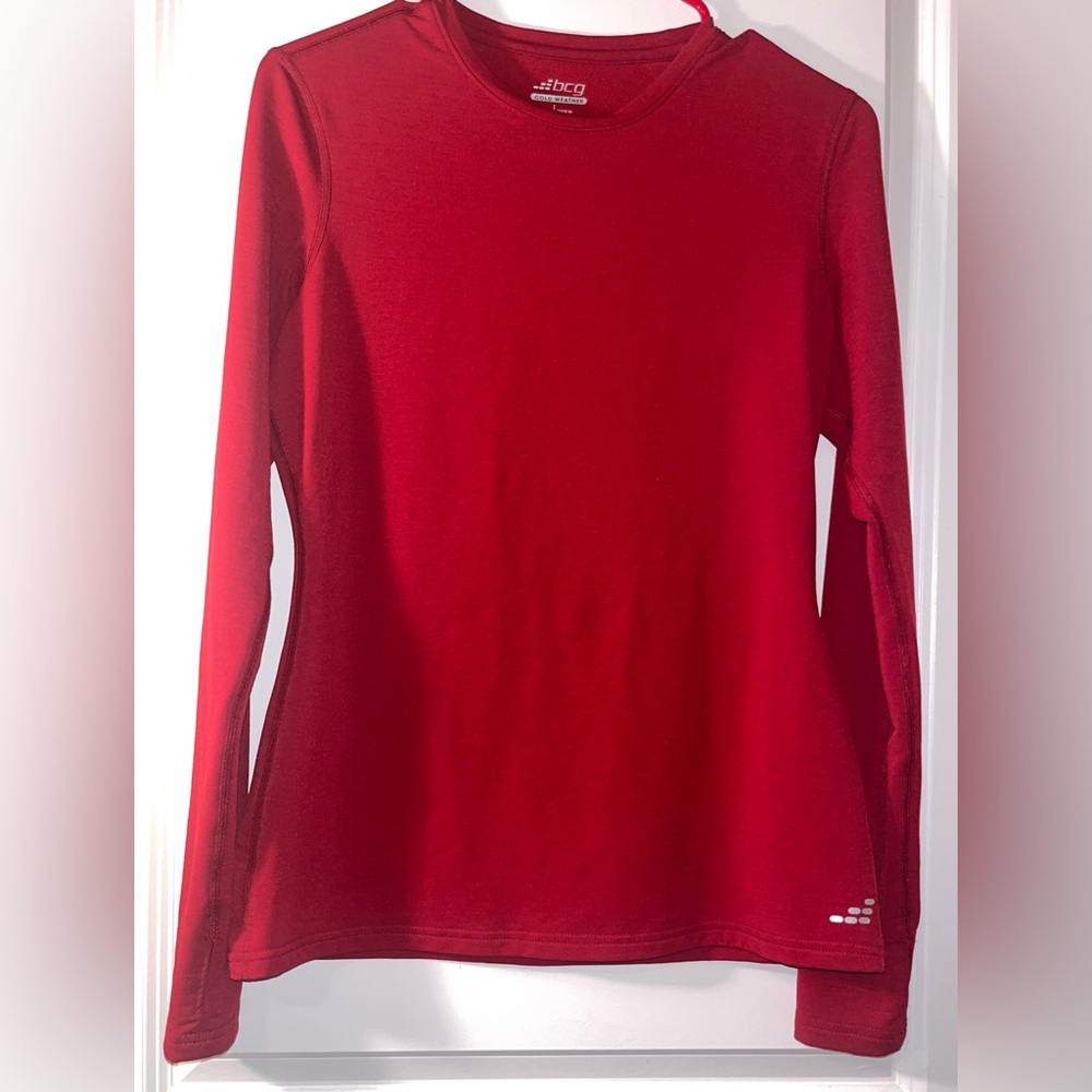 BCG Cold Weather Red Long Sleeve Size M